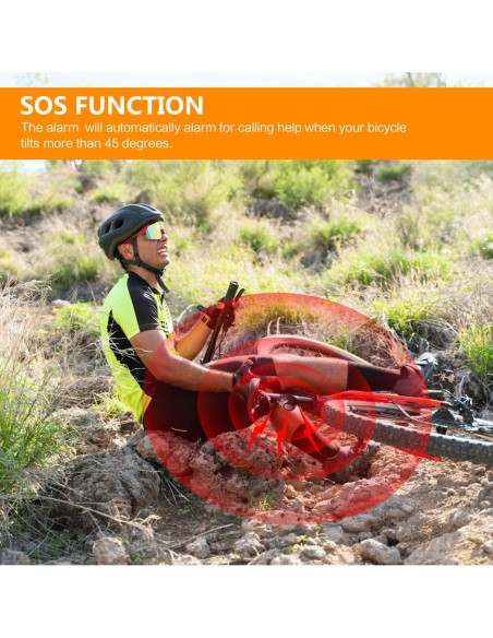 Alarma de Bicicleta Ebuyfire con Control Remoto 115dB IP55