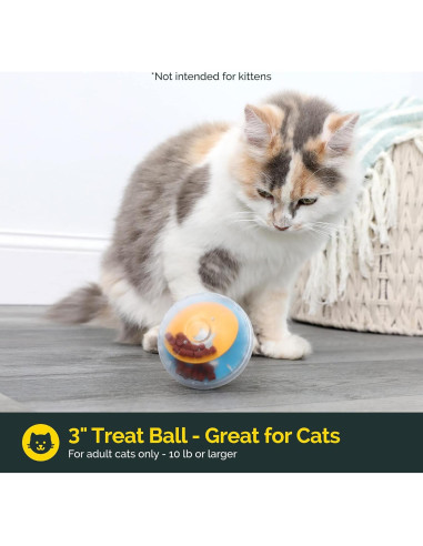 Pelota Interactiva Pet Zone IQ Treat Ball - 7,62 cm Dispensador