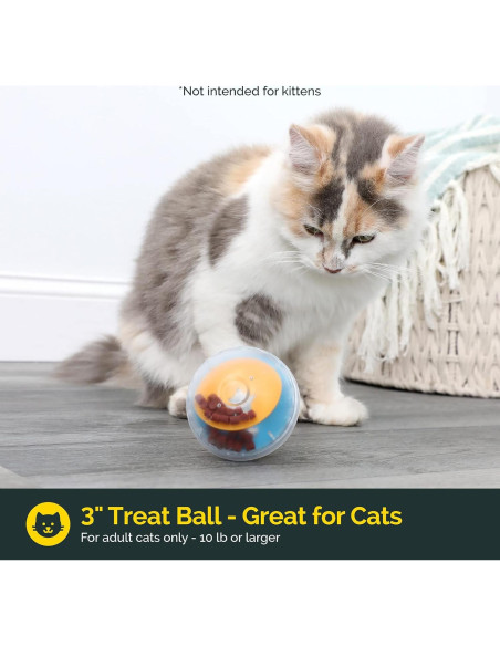 Pelota Interactiva Pet Zone IQ Treat Ball - 7,62 cm Dispensador