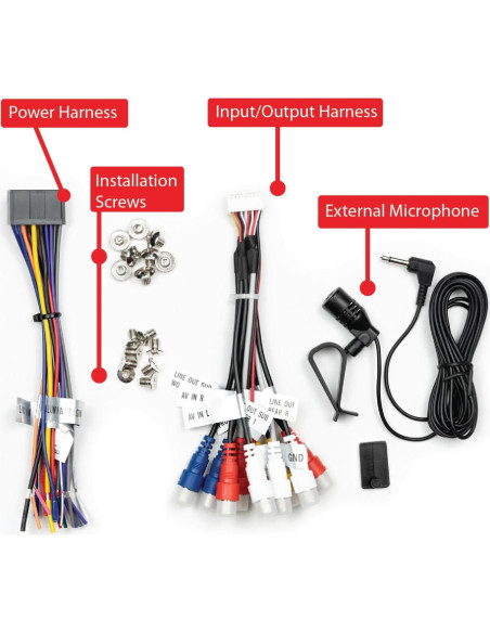 Estéreo Doble DIN Dual Electronics 7" con Carplay y Cámara