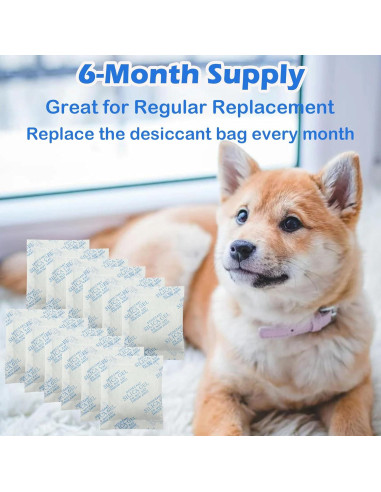 12 Bolsas Deshidratantes PETLIBRO para Alimentos Mascotas