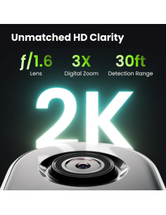 Cámara de Seguridad Kiwibit 2K Inalámbrica con AI y Noche Color 2