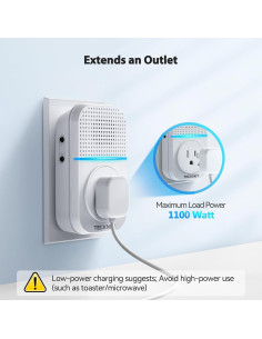 Timbre Inalámbrico TECKNET TK-WD003 400m Autoalimentado 2