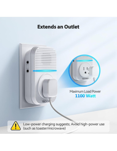 Timbre Inalámbrico TECKNET TK-WD003 400m Autoalimentado