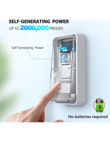 Timbre Inalámbrico TECKNET TK-WD003 400m Autoalimentado