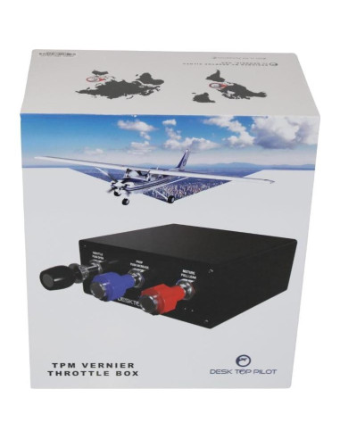 Caja de Aceleración Vernier Desktop Pilot Cessna 172