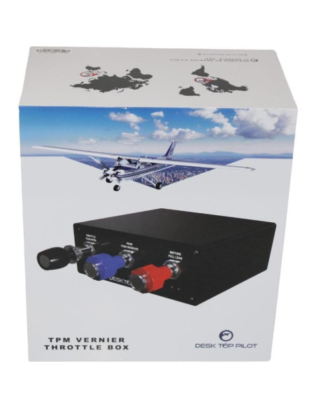 Caja de Aceleración Vernier Desktop Pilot Cessna 172