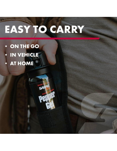 Gel de Pimienta Táctico SABRE con Funda 53 ml