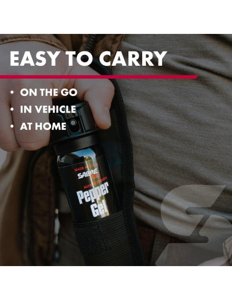 Gel de Pimienta Táctico SABRE con Funda 53 ml