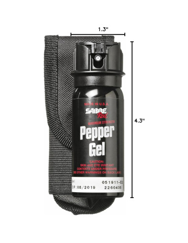 Gel de Pimienta Táctico SABRE con Funda 53 ml