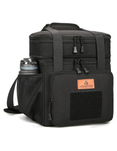 Caja de Almuerzo Táctica HSHRISH 16L Expandible Negra