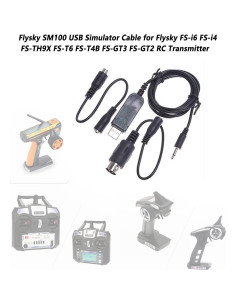 GoolRC Simulador USB para Controladores RC FS-i6 FS-i4 2