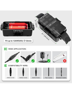 Caja Eléctrica Impermeable Flemoon IP55 para Conexiones 2