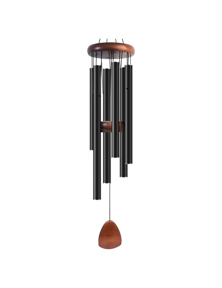 Campana de Viento Bursvik Clásica 94 cm Negra Ajustable