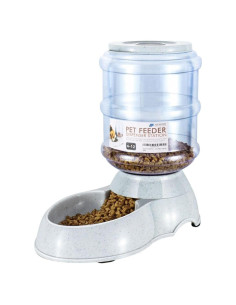 Dispensador de Comida Automático Flexzion 11.36L para Mascotas