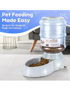 Dispensador de Comida Automático Flexzion 11.36L para Mascotas 2