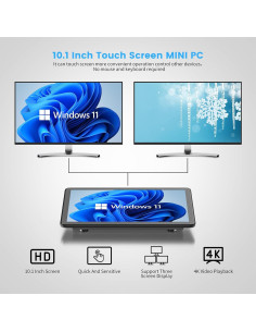 Mini PC HIGOLEPC Win 11 Pro Celeron J4125 8GB RAM 128GB 2