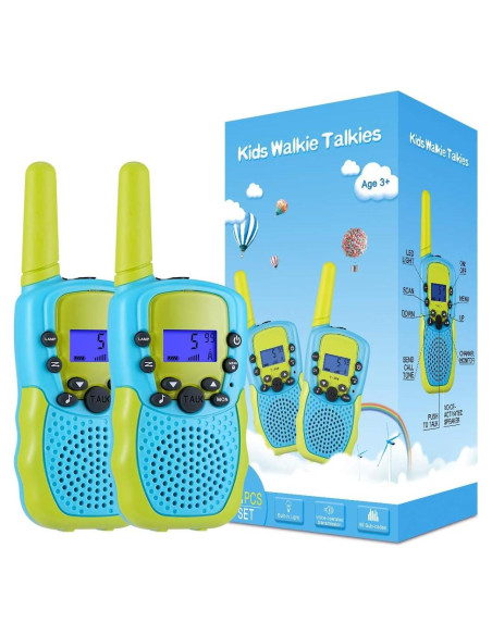 Walkie Talkies Selieve T-388 para Niños 3-12 Años 22 Canales