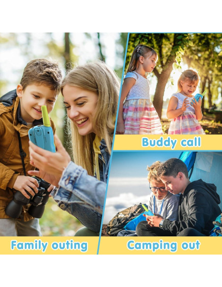 Walkie Talkies Selieve T-388 para Niños 3-12 Años 22 Canales