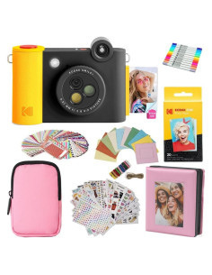Cámara Digital Instantánea KODAK Smile+ 2 en 1 + Accesorios