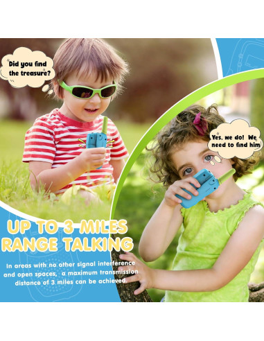 Walkie Talkies Selieve T-388 para Niños 3-12 Años 22 Canales