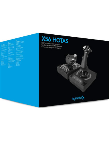 Controlador de Vuelo Logitech G X56 HOTAS RGB 2,3 kg
