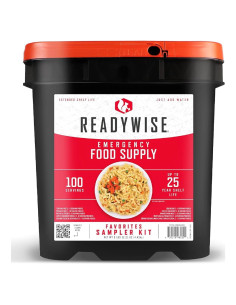 Kit de Comida de Emergencia ReadyWise 100 Porciones 25 Años