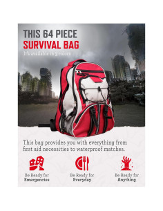 Mochila de Supervivencia ReadyWise con Comida y Suministros 2