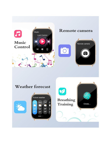 Reloj Inteligente RUIMEN H1 1.85'' Fitness Llamadas