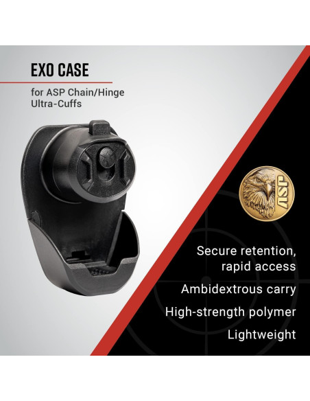 Funda Exo ASP para Esposas de Cadena y Bisagra Negra