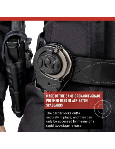 Funda Exo ASP para Esposas de Cadena y Bisagra Negra