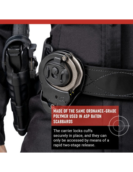 Funda Exo ASP para Esposas de Cadena y Bisagra Negra