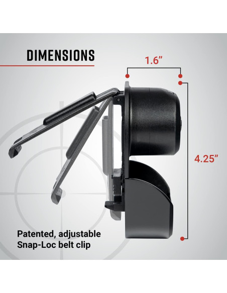 Funda Exo ASP para Esposas de Cadena y Bisagra Negra