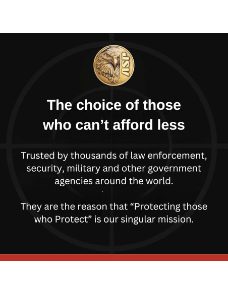 Funda Exo ASP para Esposas de Cadena y Bisagra Negra