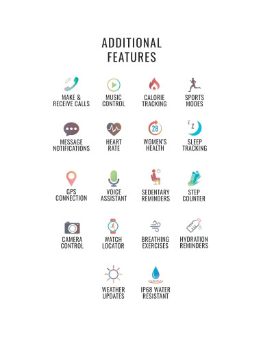 Reloj Inteligente Armitron Connect Lunar, Salud y Fitness