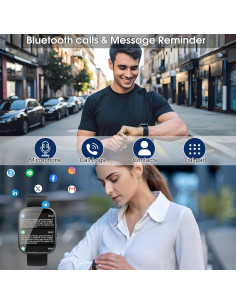 Reloj Inteligente Puqo T80 Pantalla Táctil 4.96 cm Fitness 2