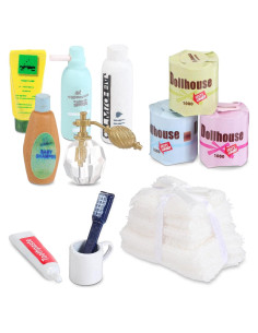 Accesorios Miniatura Casa de Muñecas Silipull 1:12 12 Pcs