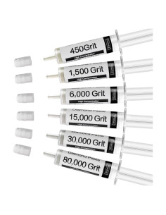 Kit de Pulido de Diamante PolishPro 6 Pastas 80,000 a 450 Grano