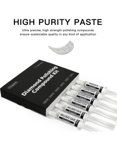 Kit de Pulido de Diamante PolishPro 6 Pastas 80,000 a 450 Grano 2