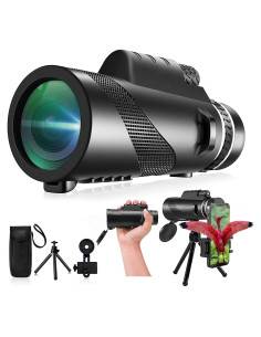 Monocular 80x100 PhysioPhyx para Smartphone y Trípode