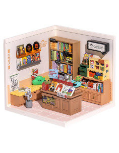 ROBOTIME Mini Casa en Miniatura 1:24 con Luz LED y Muebles