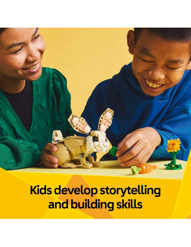 LEGO Creator Conejo Lindo 3 en 1 - Juguete para Niños 8+