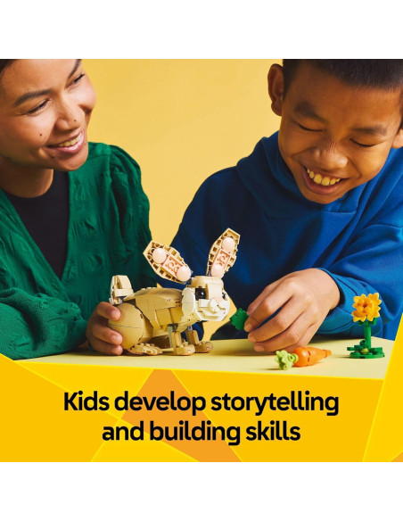 LEGO Creator Conejo Lindo 3 en 1 - Juguete para Niños 8+