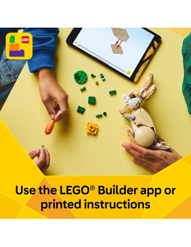 LEGO Creator Conejo Lindo 3 en 1 - Juguete para Niños 8+