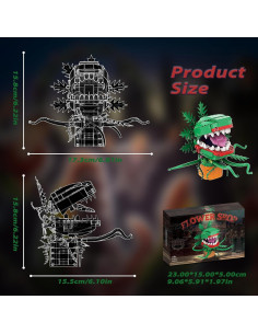 Kit de Bloques de Construcción Audrey II Planta Caníbal 303PCS 2