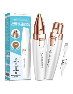 Recortador Facial VG VOGCREST 2 en 1 Indoloro con LED
