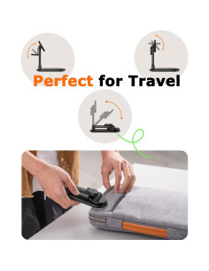 Estación de Carga Inalámbrica Mag-Safe 3 en 1 15W Negro 2