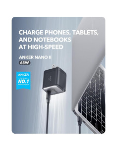 Cargador USB C Anker 715 Nano II 65W Plegable y Rápido 2