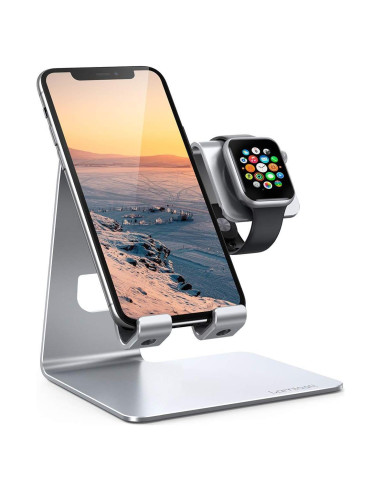 Soporte Lamicall 2 en 1 para Apple Watch y Teléfono