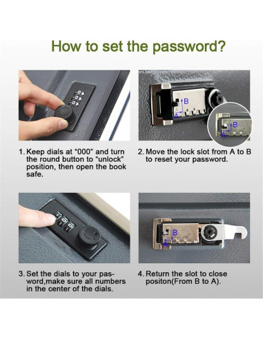 Libro de Seguridad PACOLO con Compartimento Secreto 22x15 cm